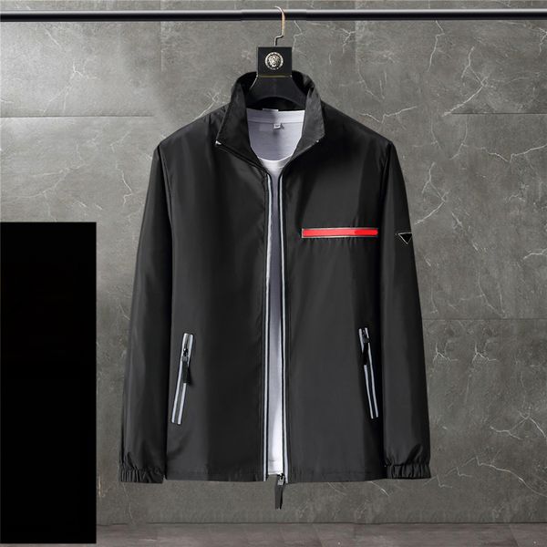 

men's jacket hip hop windbreaker fashion luxury jacket classic letters inverted triangle a variety of styles men and women wear waterpr, Black;brown