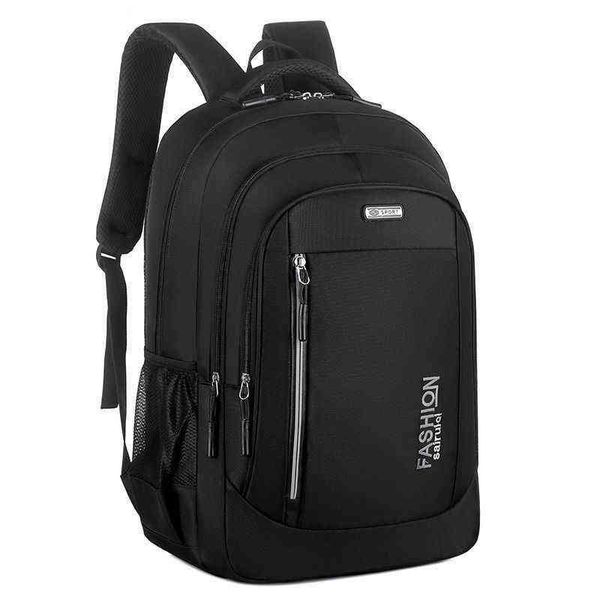 

backpack teenage boys school bags men backpacks large capacity nylon multifunctional pocket middle high college student schoolbag 220628