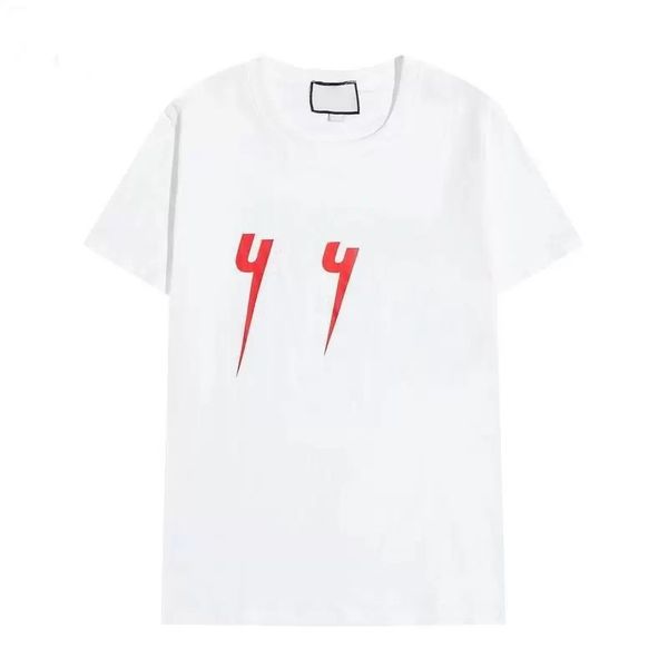 

men designer t shirt man mens tshirt summer tee tshirts outdoor breathable cotton printed coats lovers' clothing round neck sweat absor, White;black