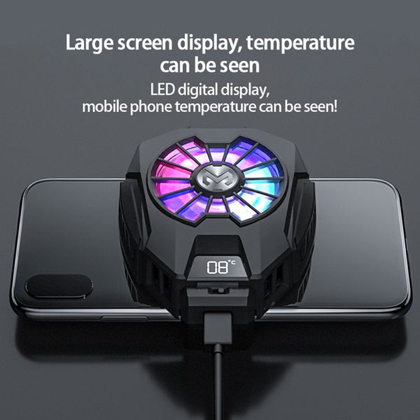 

portable mobile phone radiator phone cooling fan case dl05 for pugb cooler