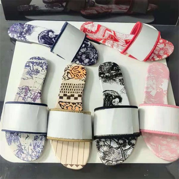 

womens slippers slide designer luxury brand fashion sandals flat floral embroidery letter shoes ladies rubber sandal striped slipper boots 2, Black