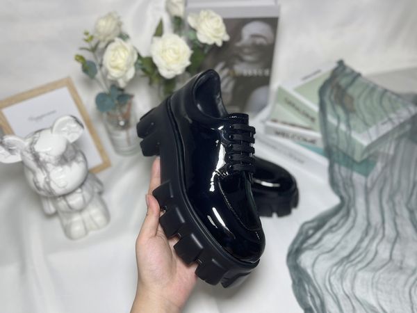 

boots and summer new small white shoes women's thick soled casual shoes leather sneakers 0804, Black
