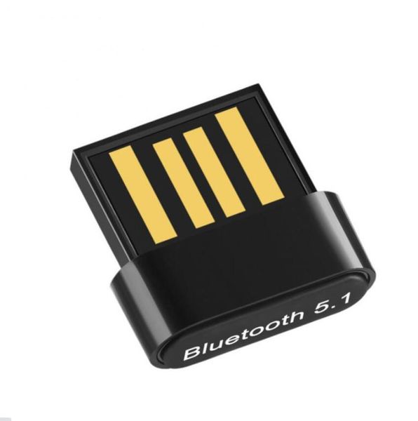 Adaptadores USB Bluetooth 5.1 Computador Bluetooth Transmissores DonGle Receptor de áudio sem driver para PC Windows 7/8/8.1/10/11