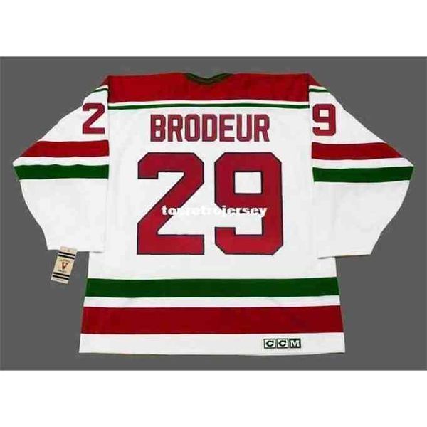 

shirts mens martin brodeur 1992 ccm vintage home retro hockey jersey, Gray