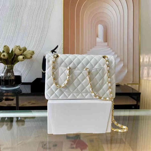 

luxury women's handbag bags fashion casual plaid chain shoulder bag cowhie and lambskin classic designer flap