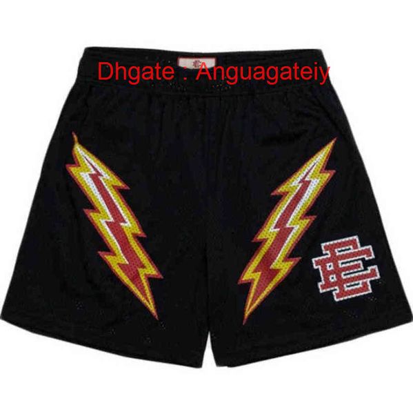 

summer fashion luxury eric emanuel short ee basic men's shorts new york city skyline designers casual fitness gym workout mesh breathab, White;black
