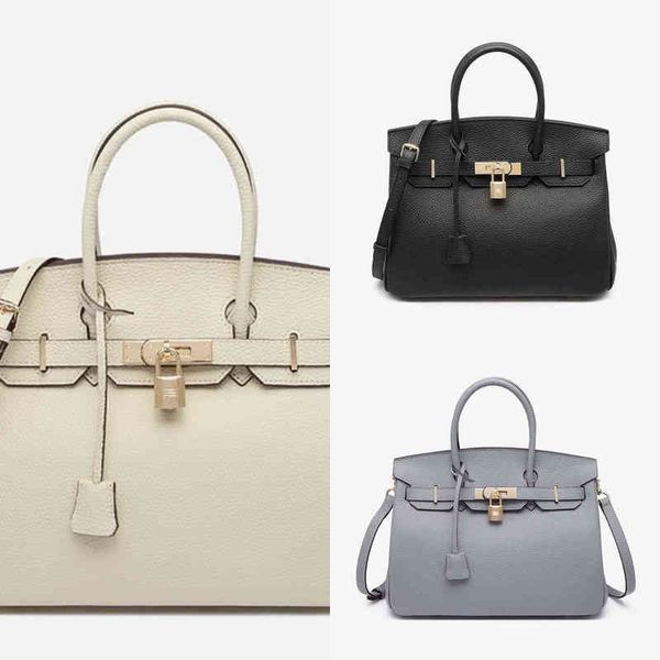 

fashion women handbags heme 2022 head leather bag women's temperament litchi pattern platinum large capacity 6bfa