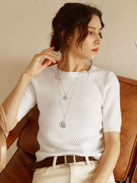 

knit mix solid textured knit l0pe#, White;black