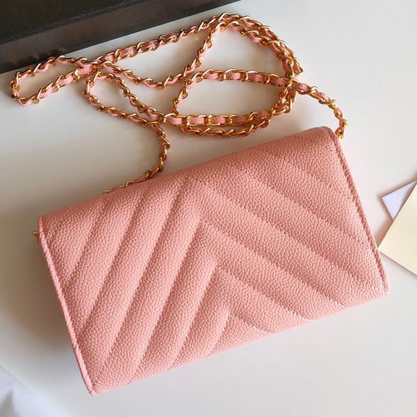

genuine leather women coin purse shoulder bag luxurys designers ladies fashion chain bags flap wallets purse credit id card holder classic s, Red;black