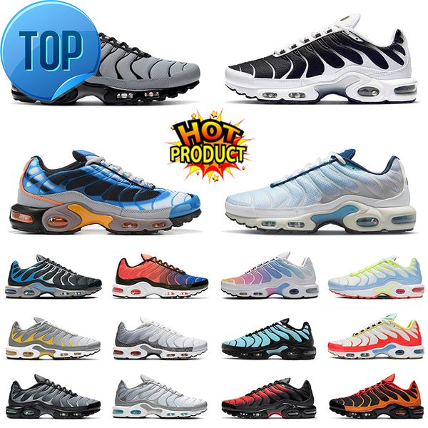 

boots mens womens max tn plus 3 running shoes triple black white ultra seafoam grey frost pink te