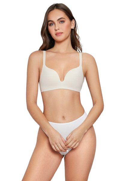 

plain no show wireless bra n4sz#, Black;red