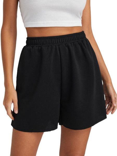 

raw hem track shorts c1ii#, White;black