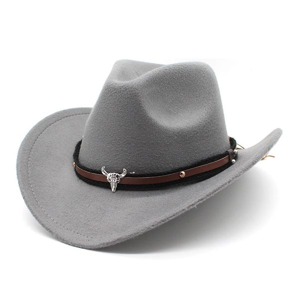 Классическая ретро мужская и женская шерстяная западная ковбойская шляпа с широкими полями, шляпа от солнца, вечерние, путешествия, открытая кепка