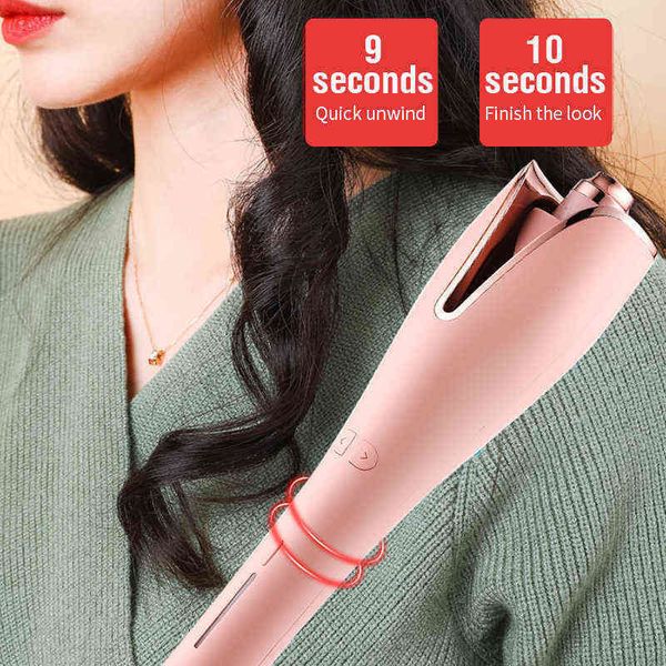 

nxy curling irons automatic hair curler rotating magic iron professional styler wave styling tools 0408