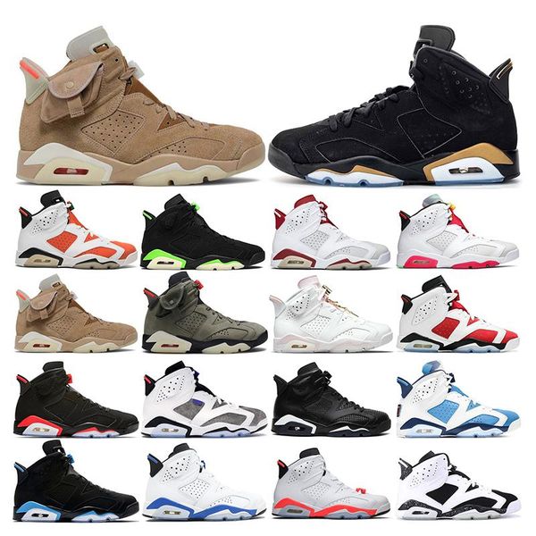 

designer skate shoes 6s mens basketball shoes 6 bordeaux british khaki sneakers sports hare infrared floral tech chrome sail brown men train