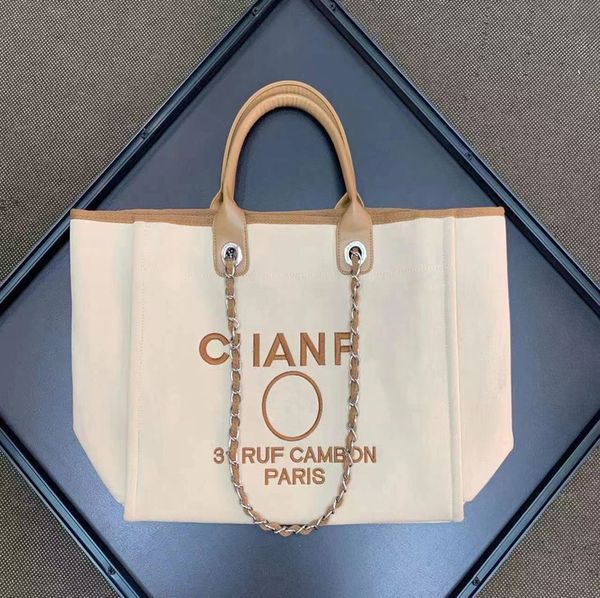 

classic luxury fashion beach bags ch women evening handbags canvas embroidery brand female big shopping handbag large capacity designer ladi