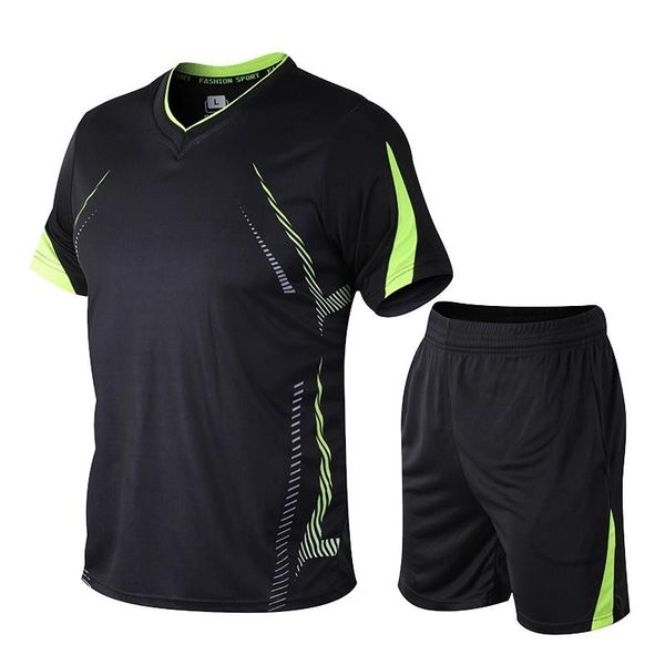 Мужские спортивные костюмы Sportsuit Men Set Cafate Brand Summer Fitness Tuice Краткое рукав с коротким рукава