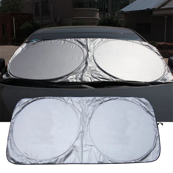 

150*70cm car sunshades for windshield automotive interior uv protection heat insulation shield cover foldable sun shades