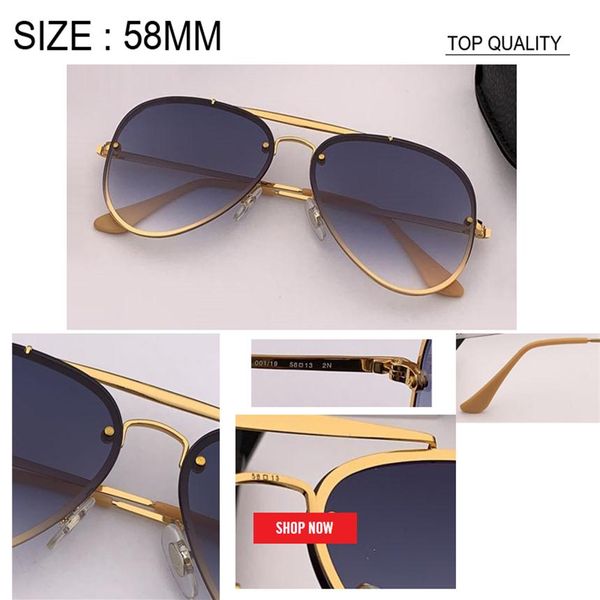 

2019 new r brand metal frame blaze sunglasses women retro pilot mirror flash sun glasses oculos de sol feminino gafas r2552, White;black
