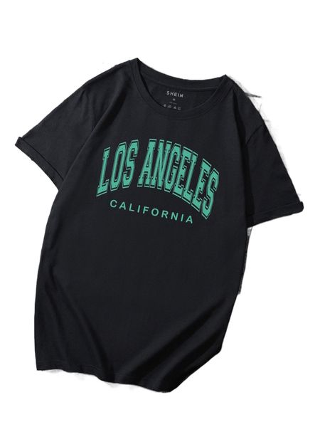 

men letter graphic tee k8xr#, White;black