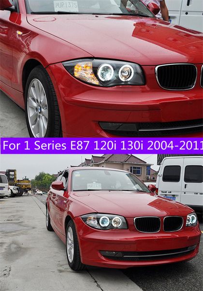 

auto accessories for bmw the 1 series e87 120i 130i 2004-2011 led head lights high beam turn signal lamp facelift