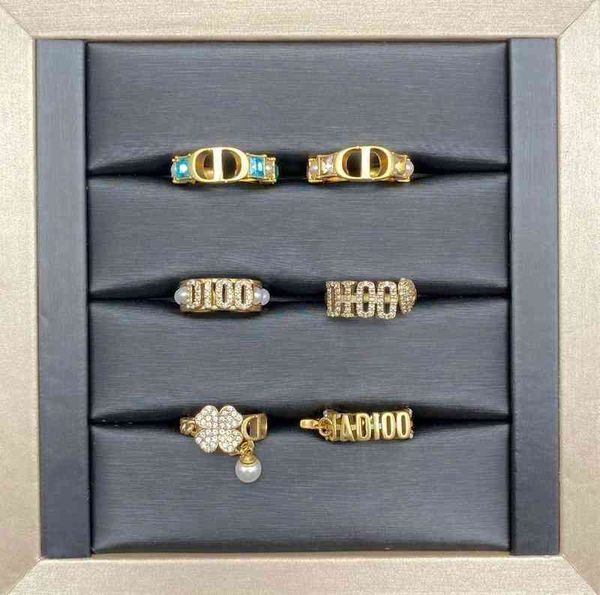 

factory outlet diamond female minority high sense simple open ring net red jewelry, Golden;silver