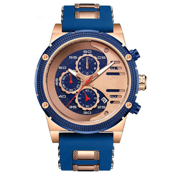 

huiya06 wave watch men's vk quartz unique gift watch waterproof casual vintage gold classic, Slivery;brown