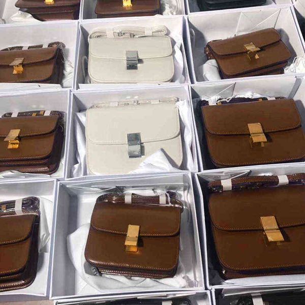 

evening bags tofu single shoulder oblique span women's box small square ic style leather tofu bag