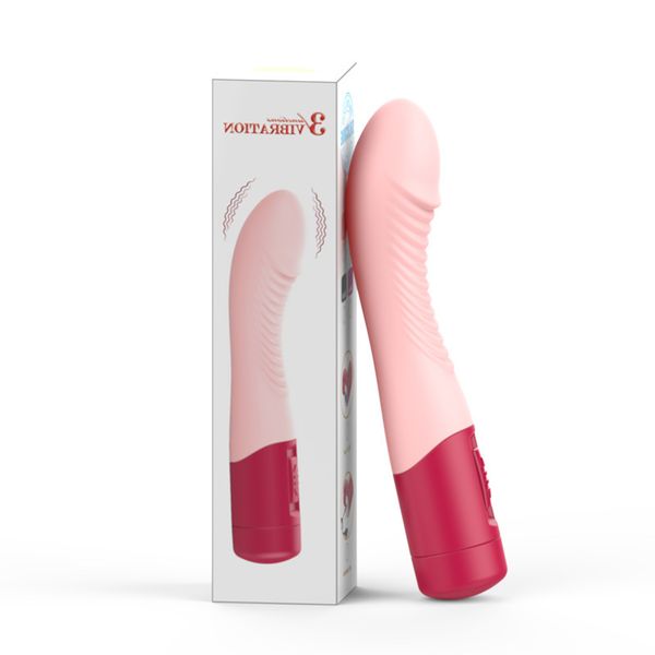 

50% off discount haoqi fun products silicone new av stick three frequency vibration massage appliance toy couple's store, White