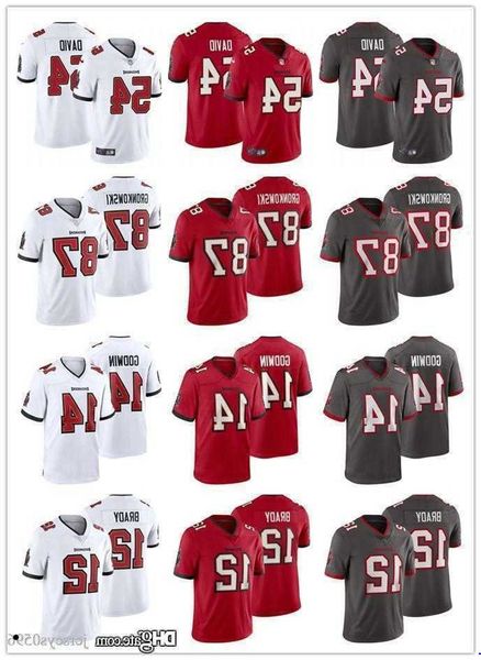 

men women tampa''bay''buccaneers''youth 54 lavonte david 12 tom brady 87 rob gronkowski 14 chris godwin 13 mik, Black;red