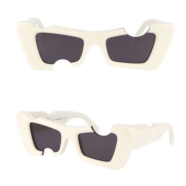 

designer sunglasses women off oeri021 classic black cutout frame fashion off glasses uv400 protective lenses men sunglassess original box, White;black