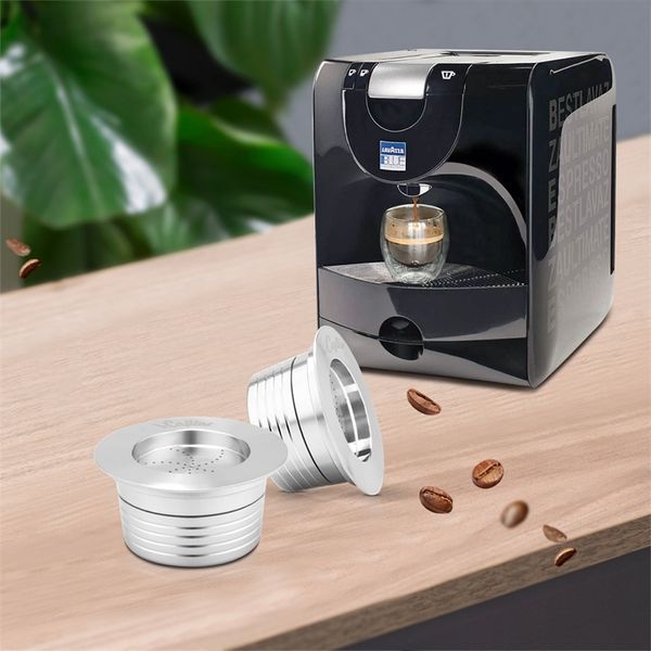 Reutilizável para filtros de café azul Lavaz ZA LB951 Cápsula de aço inoxidável de aço inoxidável CB-100 Pod 220509