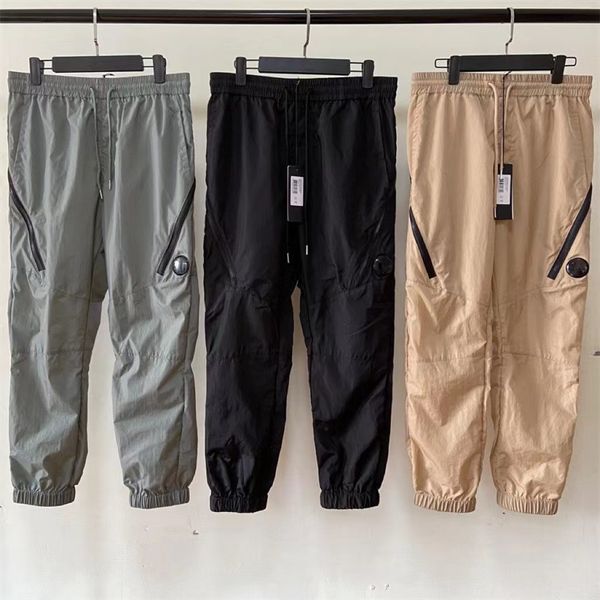 

tide brand cp pants spring and autumn men's sports leisure travel nylon trousers quick-drying waterproof loose outdoor jogging clothes, Black