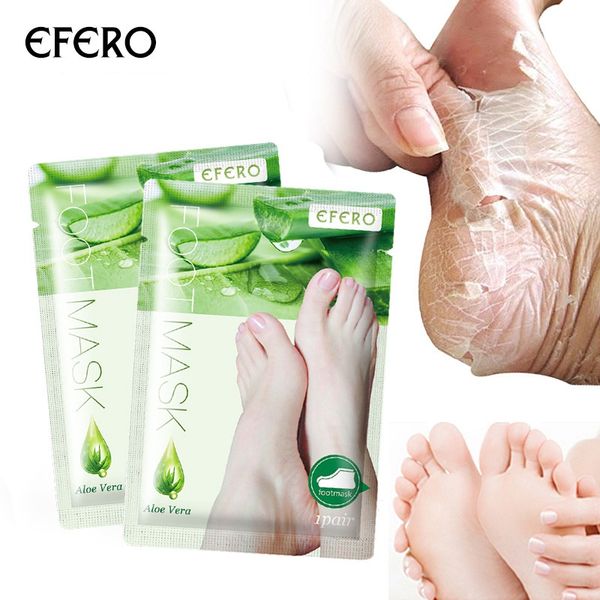 Cuidados com os pés esfoliante pés máscara máscaras de pé meias pedicure peeling removedor de pele morta ferramenta de casca hidratante suavização