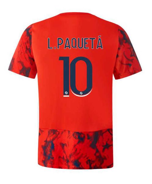 

haveluxury fans player 22 23 maillot lyon 2022 2023 soccer jersey toko ekambi cherki aouar home away l paqueta dembele denayer ndombele digi, Black