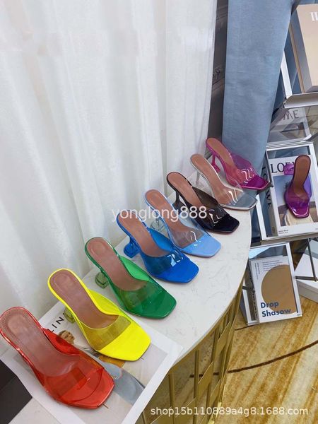 

sandals summer french pvc transparent crystal wine glass with fairy style, wear sandals and sandals, sunflower, Black