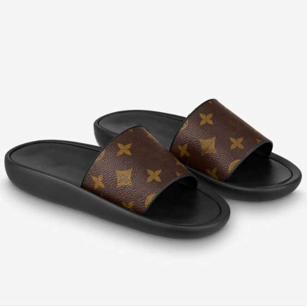 

selling brand designer sandals slippers ,1a8uo2 sunbath flat mule,matte rubber , fashion classic beach shoes,ndoor and, Black