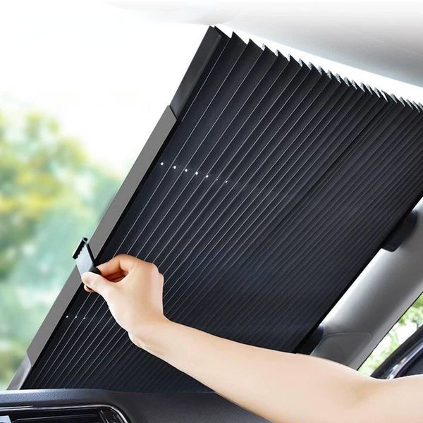 Windschutzscheiben-Sonnenschutzvorhänge für Auto-Frontscheibe, Saugnapf-Sonnenschutz, reflektierende Aluminiumfolie, schädliche UV-blockierende Sonnenblende