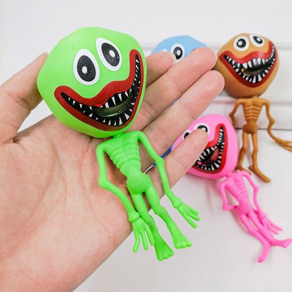 

New Toy Cartoon Bobby Vent Ball Decompression And Decompression Kneading Music Strange Trick Squeeze Grape Factory Direct Sales