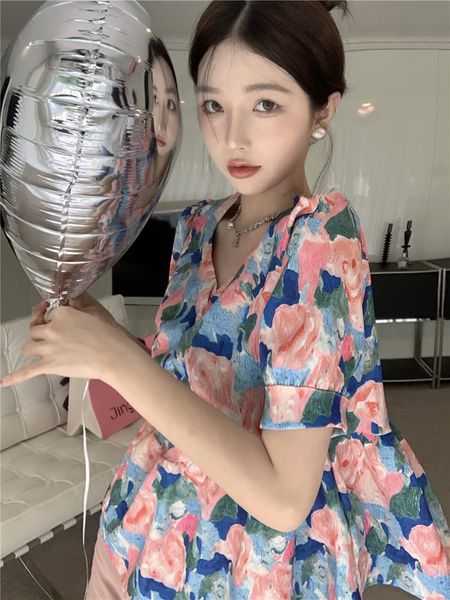 

women's blouses & shirts women patchwork hollow out long sleeve female spring autumn elegant korean short style fashion retro, White