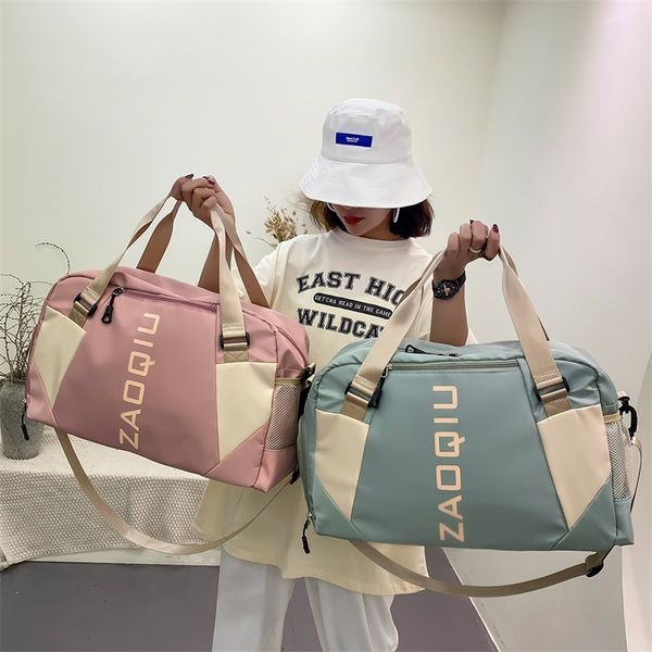 

women travel bag ladies handbag large sports pack multifunctional luggage shoulder gym s fashion cool yoga s 220509