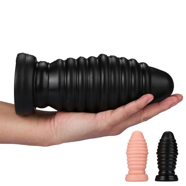 New Super Enorme Plugue Anal Big Butt Bug Beads Anus Expansão Estimulador Prazo Massagem Erótico Grandes Brinquedos Sexy para Mulher Homens