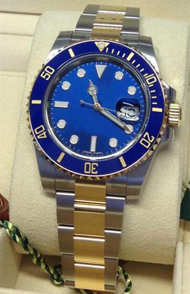 Role High BP-Factory Роскошные заводские часы BP Quality Дата 116613LB Двухцветный Sunburst Blue 2813 Механизм из нержавеющей стали Механические автоматические мужские часы