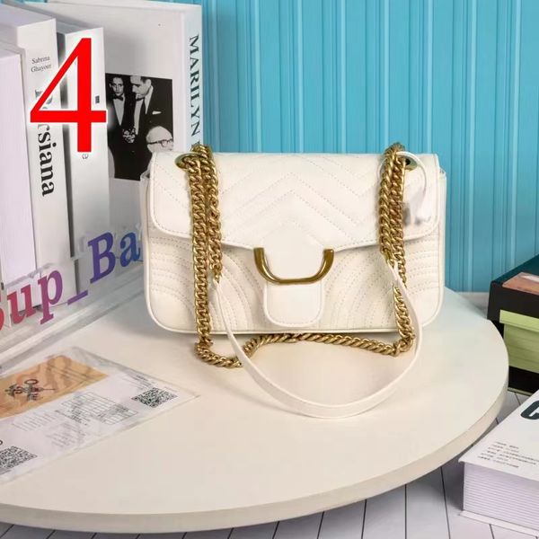 

fashion chain shoulder bags black white flaps crossbody messenger bag luxury designer handbags shopping totes classic wallets coin purse 03