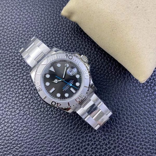 

gsf man watches automatic machinery 2824 movement 904l fine steel watchband sapphire glass waterproof 126622 rotating bezel, Slivery;brown
