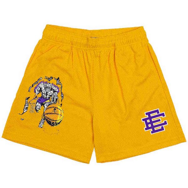 

eric emanuel ee basic short new york city skyline men's casual shorts fitness sports pants summer gym workout mesh2022, White;black