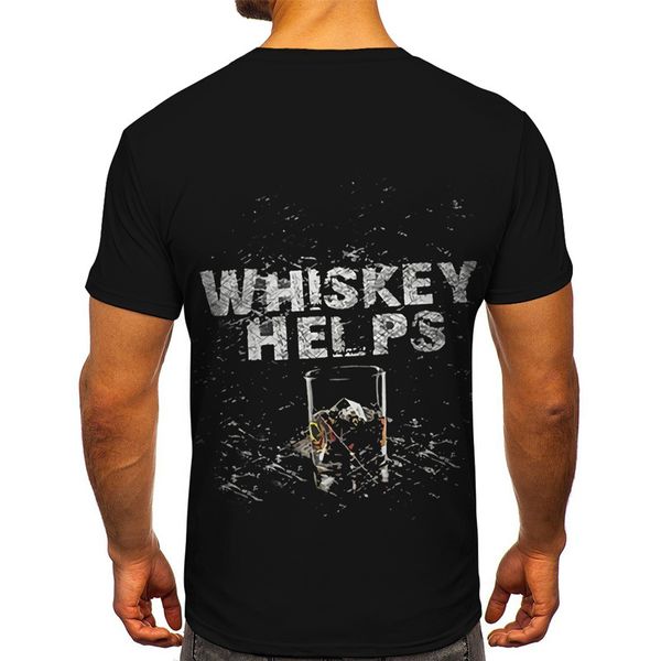 

men's t-shirts summer breathable casual fashion trend letter series printed round neck wear clothing, White;black