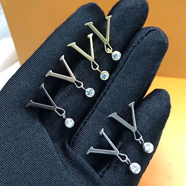 

women designer earrings fashion stud classical letters rose gold platinum wedding party earring 2022 earring, Golden;silver