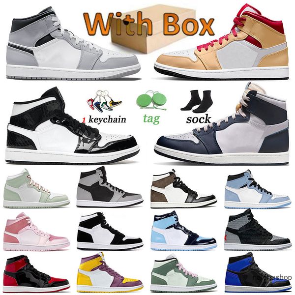 

big size us 12 jumpman 1 georgetown basketball shoes rebellionaire bred patent men women sports 1s sneakers trainers surfaces shadow light