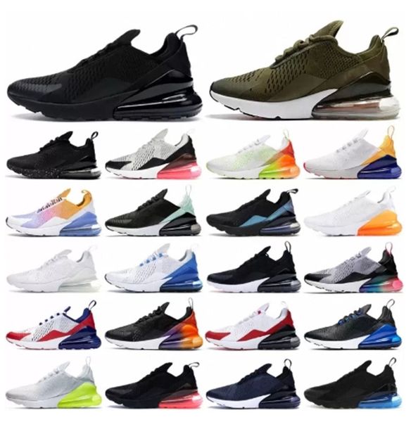 

airs 2022 max 270 p blue mens women running shoes triple shoe maxes university air olive volt habanero 27c flair 270s sneakers 36-45, Black;brown